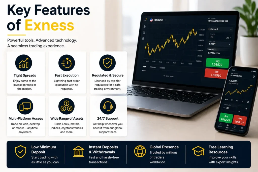 Key Features of Exness | Exness Open New Account