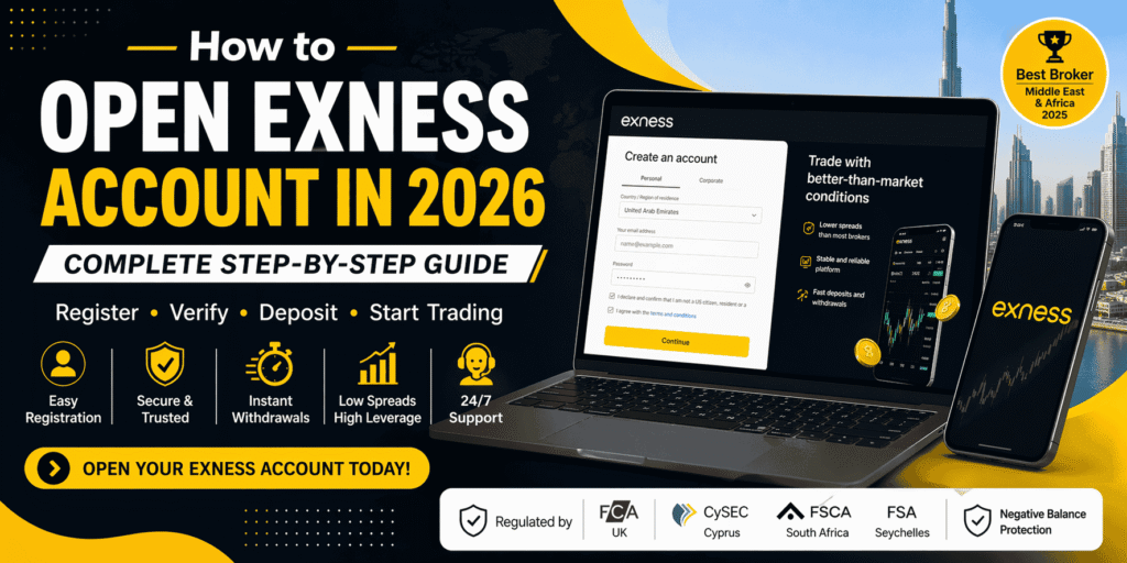 How to Open Exness Account in 2026
