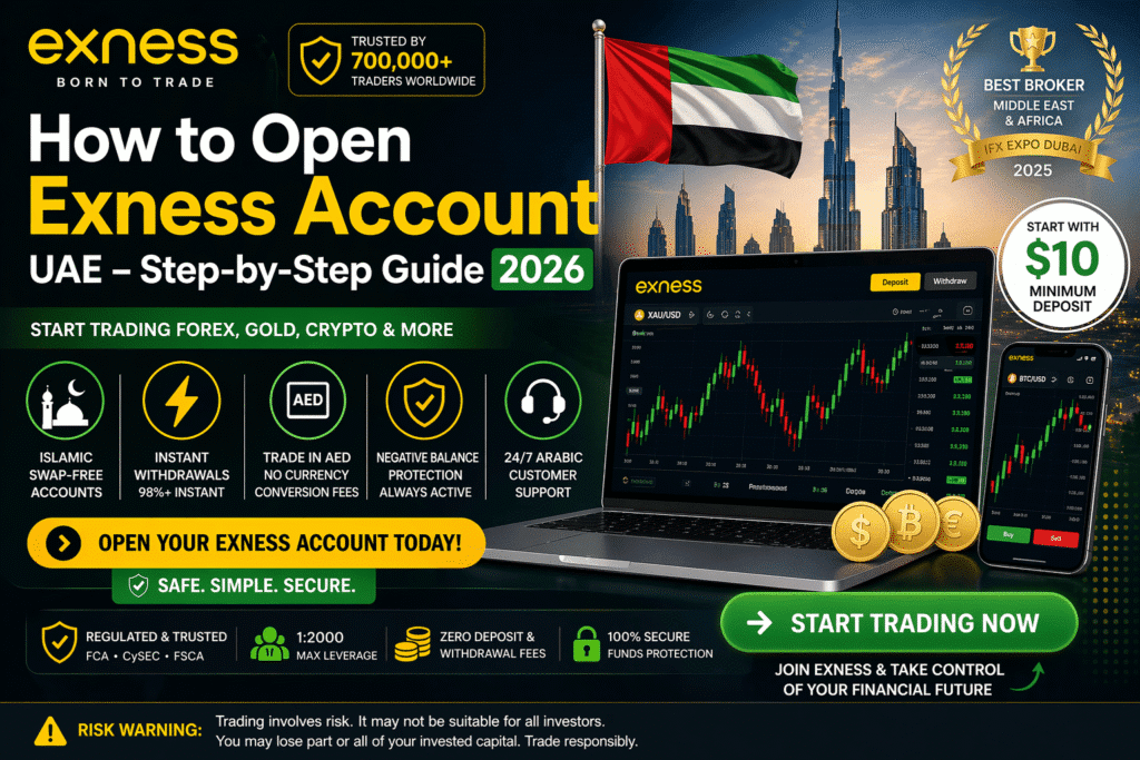 Open exness account in uae